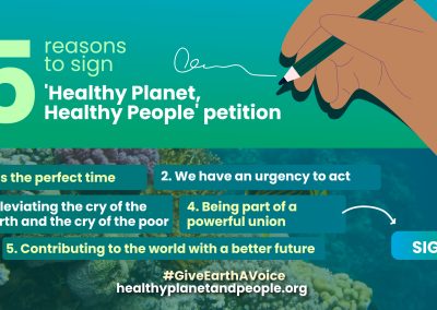 5 motivi per firmare la petizione pianeta sano, persone sane