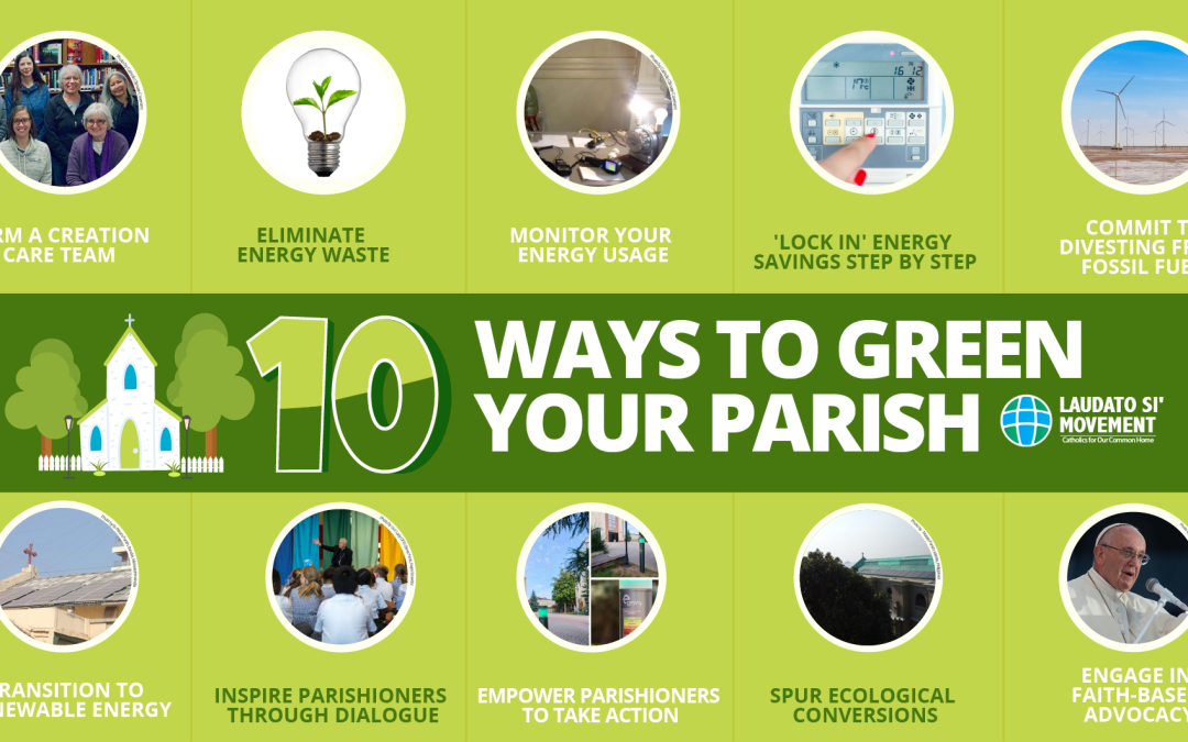 10 modi per rendere più verde la tua parrocchia