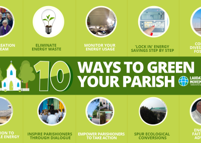 10 formas de hacer ecológica a tu parroquia