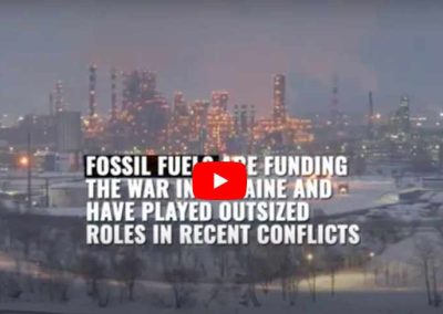 Combustibles fósiles y la guerra