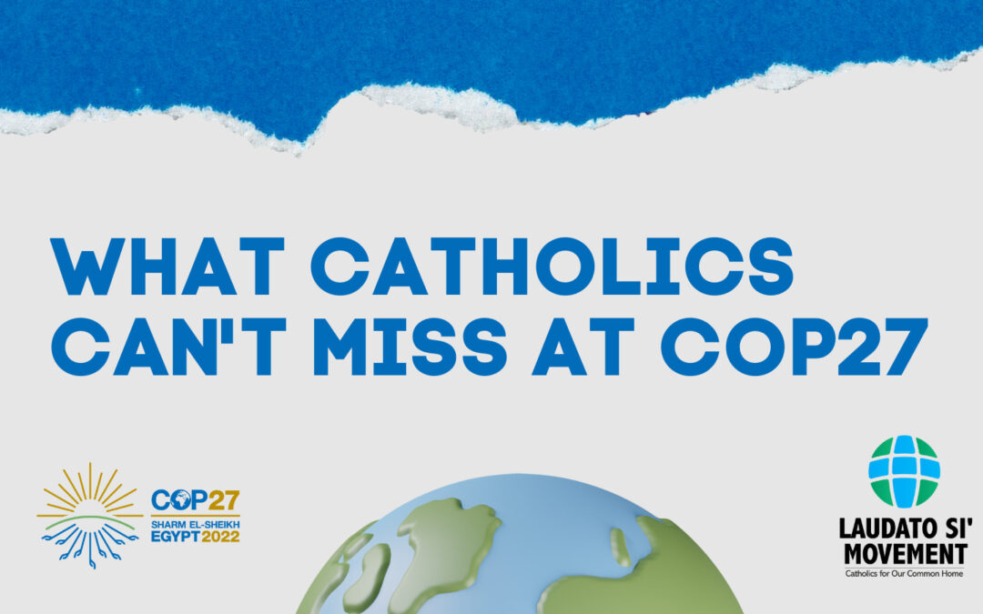 Quello che i cattolici non possono mancare alla COP27